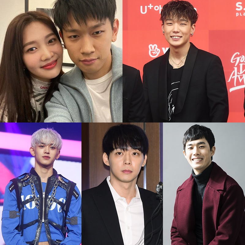 조이·크러쉬-바비-루카스-박유천-김호창
