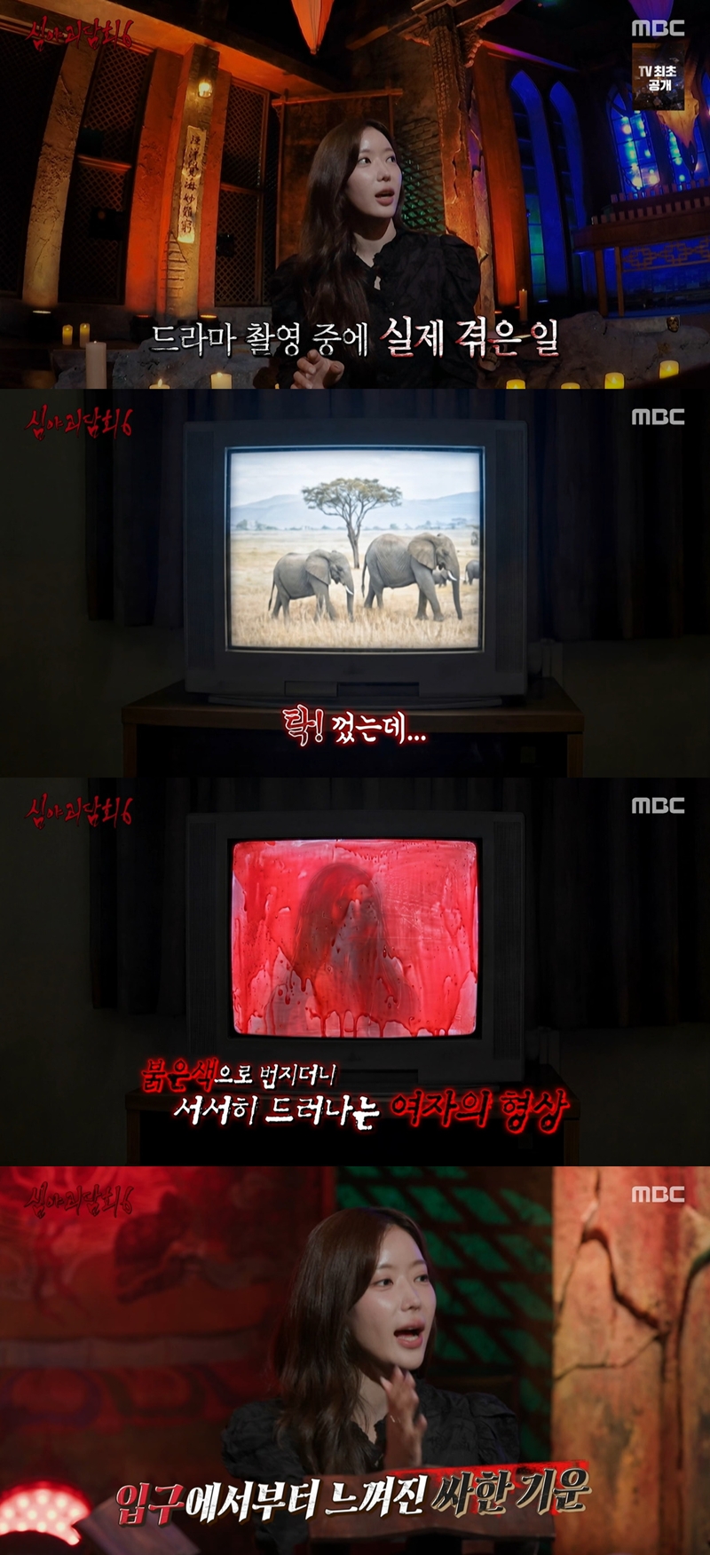 임수향, 공포 실화 고백 “모텔 TV서 여자 형상 봐” (‘<b>심야괴담회</b>6’...