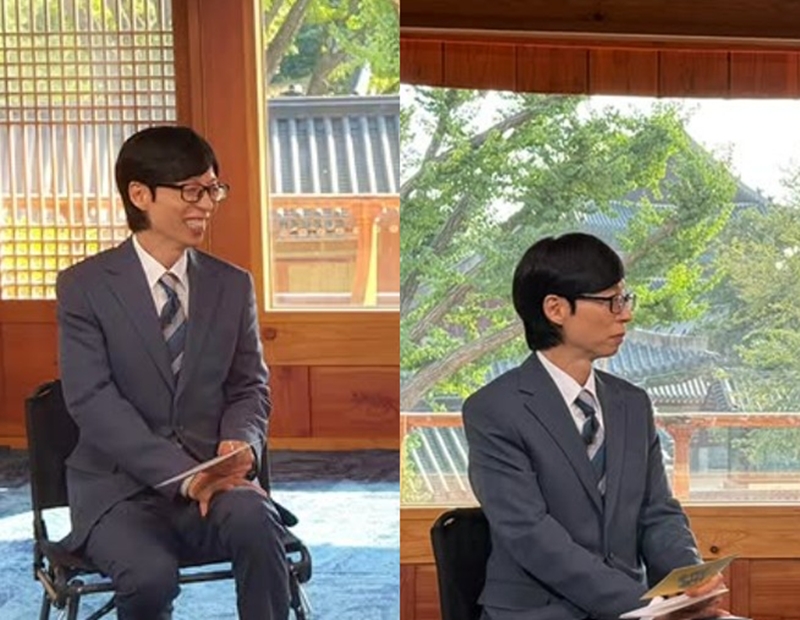 <b>유재석</b>, 고열로 녹화 취소 하루 만에 <b>복귀</b>…‘<b>유퀴즈</b>’서 포착 [셀럽샷...