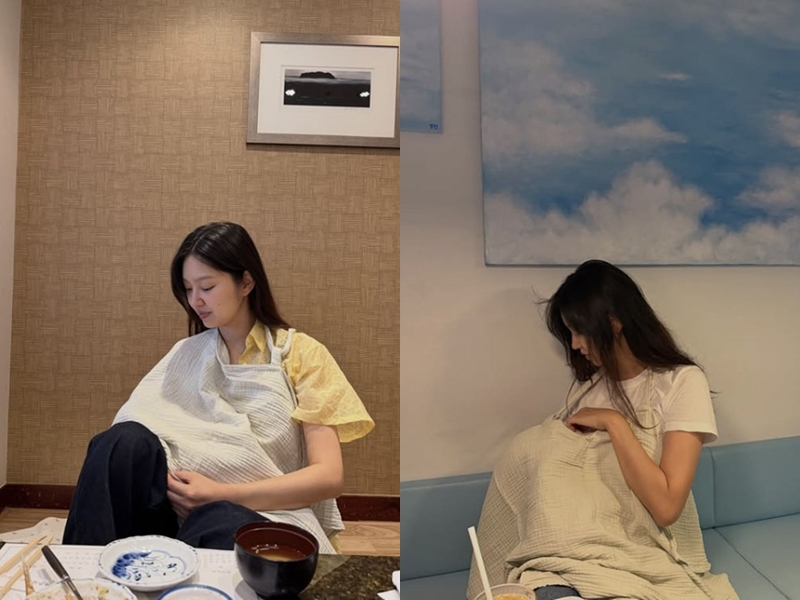"자연스러운 육아"VS"민폐"…<b>최유화</b>, <b>공공장소</b> <b>수유</b> 인증샷 두고 '시끌'