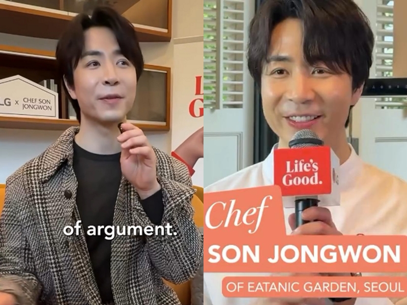 <b>손종원</b> 셰프, 선명해진 눈매 '화제'…"쌍수한 것 아니냐"[셀럽샷]